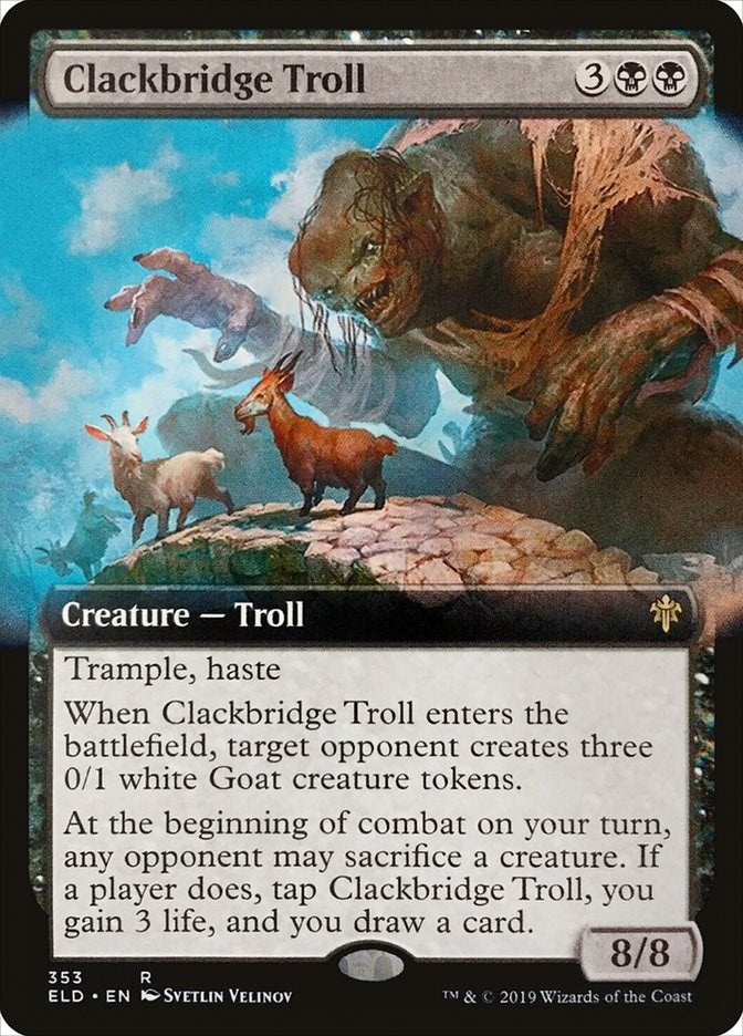 Clackbridge Troll (Extended Art)