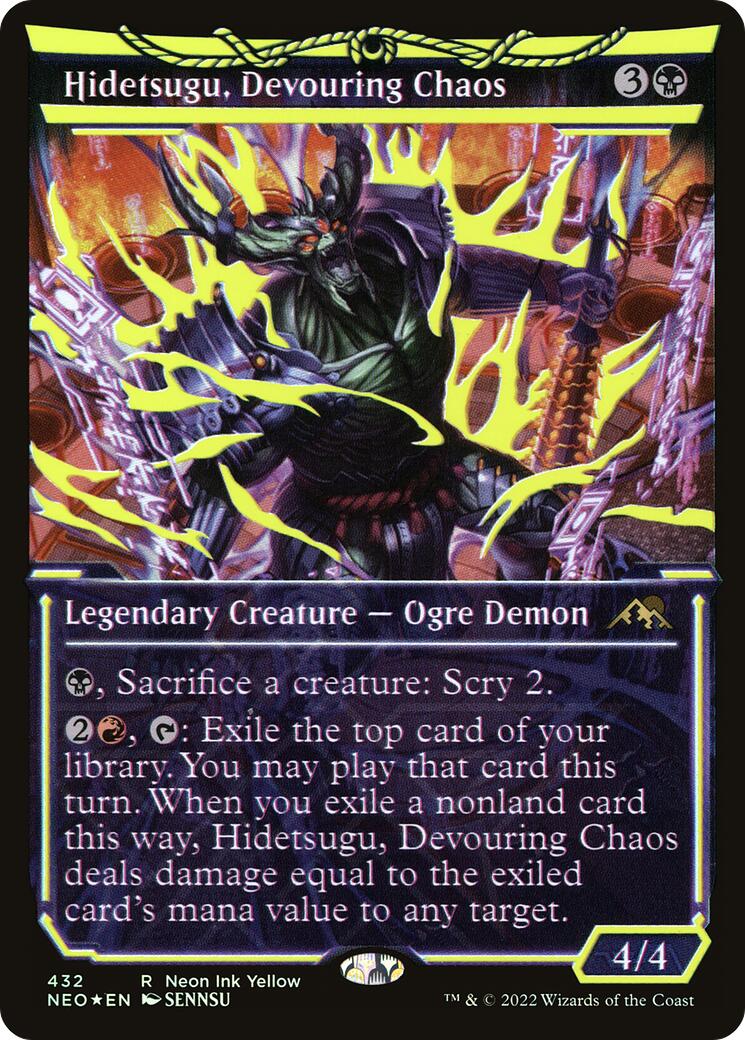 Hidetsugu, Devouring Chaos (Neon Yellow) (WPN Exclusive)