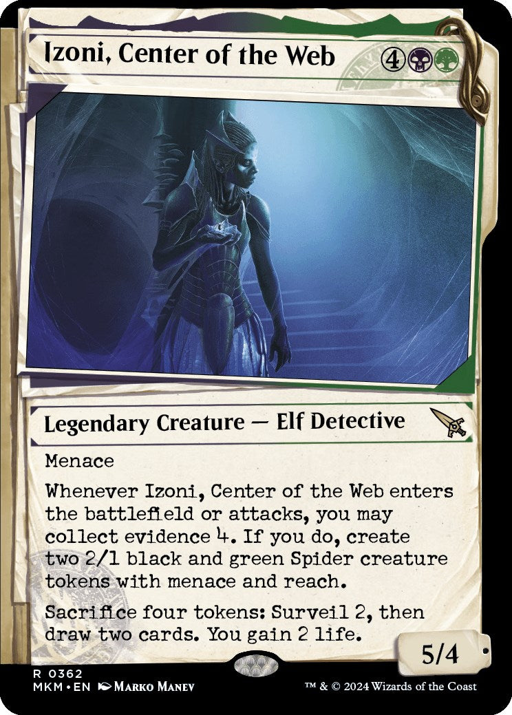 Izoni, Center of the Web (Showcase)
