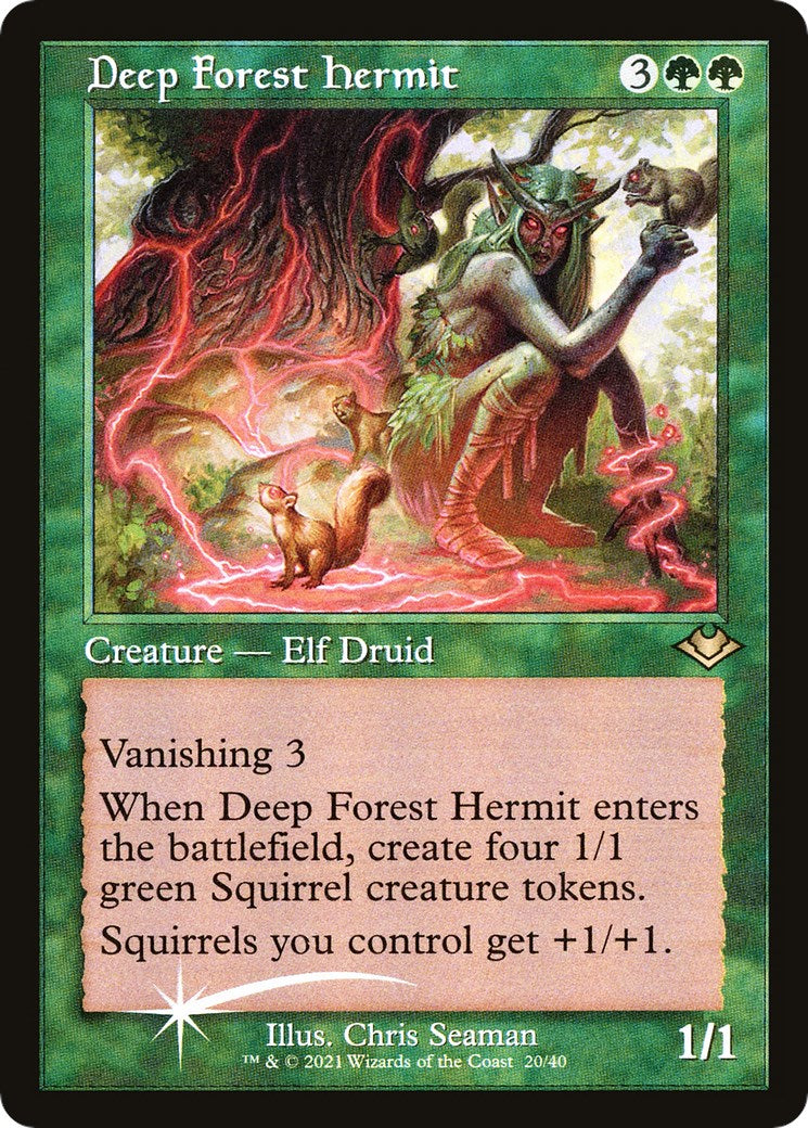 Deep Forest Hermit (Retro Frame)