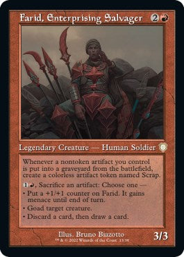 Farid, Enterprising Salvager (Retro Frame)