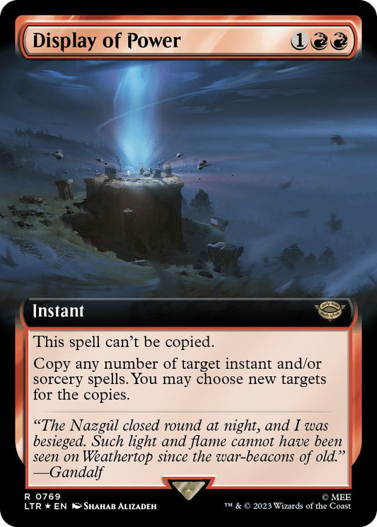 Display of Power (Extended Art) (Surge Foil)