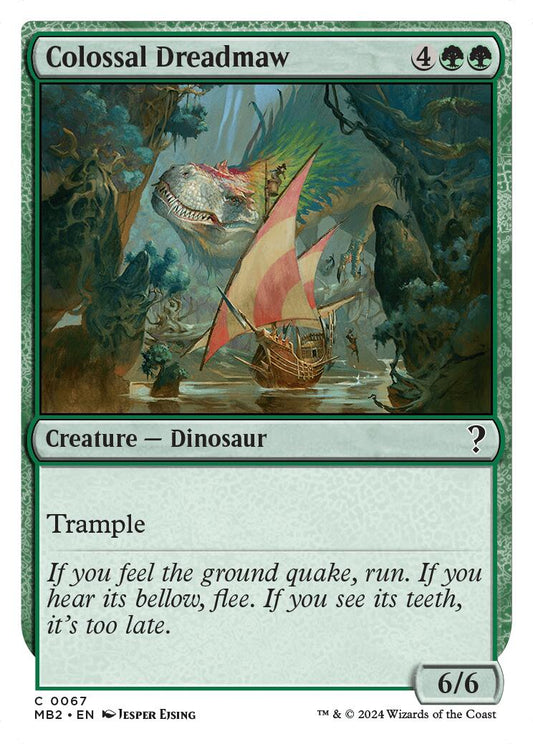 Colossal Dreadmaw (White Border)